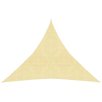 Ombrellone triangolare in HDPE 5 x 5 x 5 m beige 02_0008596