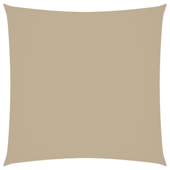 Parasole a Vela in Tela Oxford Quadrato 3,6x3,6 m Beige 42292