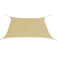 Vela parasole parasole in tessuto Oxford quadrata 3,6 x 3,6 mt beige 02_0008658