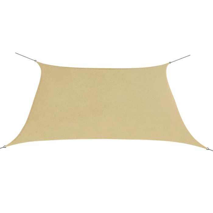 Vela parasole parasole in tessuto Oxford quadrata 3,6 x 3,6 mt beige 02_0008658