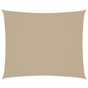 Parasole a Vela in Oxford Rettangolare 4x6 m Beige
