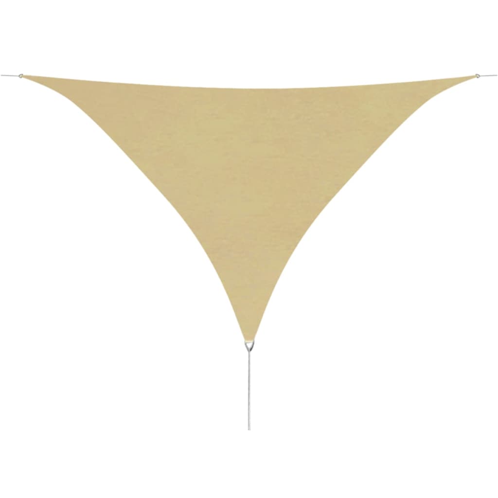 Vela parasole parasole in tessuto Oxford triangolare 3,6 x 3,6 x 3,6 mt beige 02_0008671
