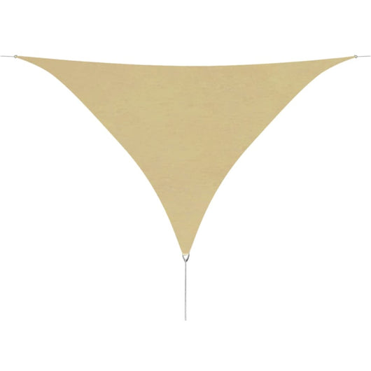 Vela parasole parasole in tessuto Oxford triangolare 3,6 x 3,6 x 3,6 mt beige 02_0008671