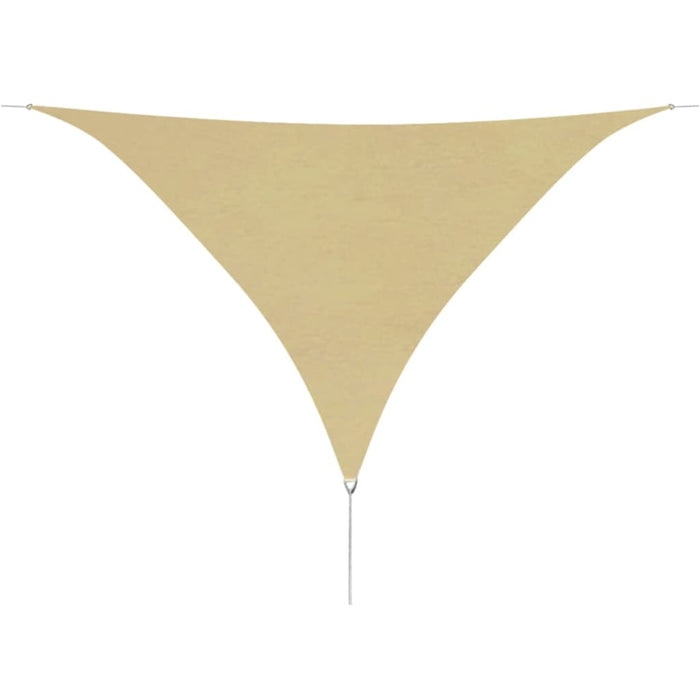 Vela parasole parasole in tessuto Oxford triangolare 3,6 x 3,6 x 3,6 mt beige 02_0008671