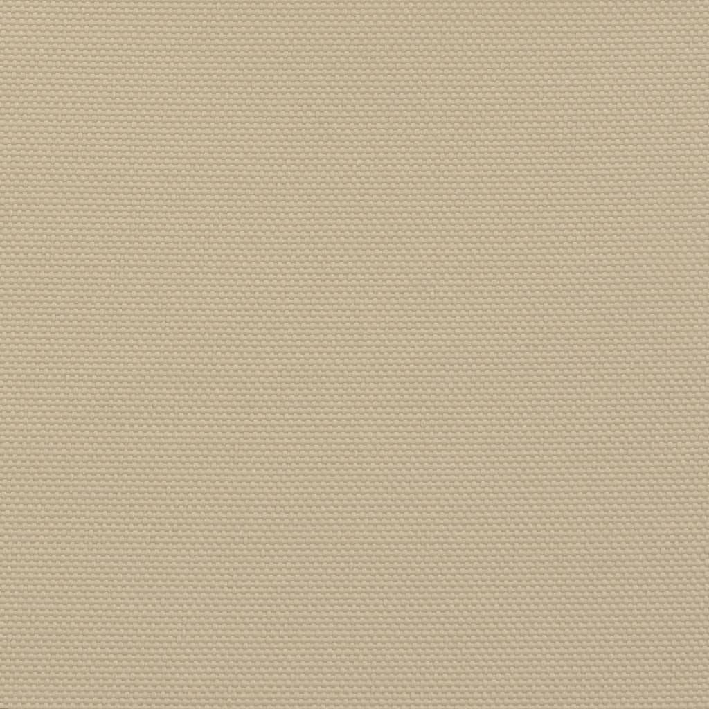 Parasole a Vela Oxford Triangolare 3,6x3,6x3,6 m Beige 42295