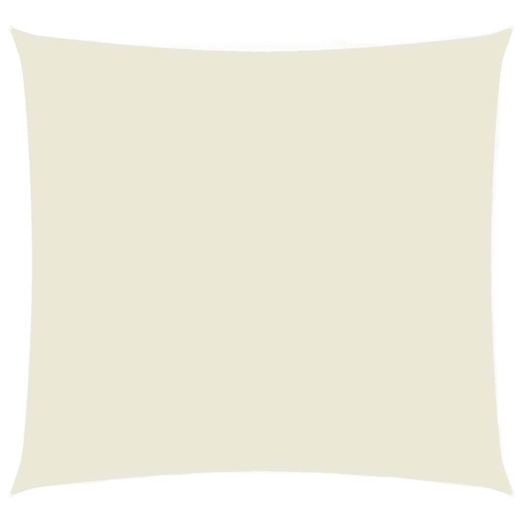 Parasole a Vela Oxford Quadrato 3,6x3,6 m Crema  cod mxl 9389