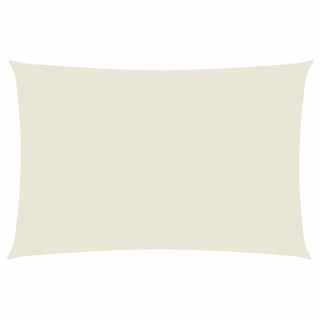 Parasole a Vela Oxford Rettangolare 2x4 m Crema 42298