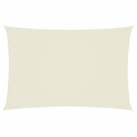 Parasole a Vela Oxford Rettangolare 2x4 m Crema 42298