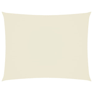 Parasole a Vela Oxford Rettangolare 4x6 m Crema  cod mxl 16060