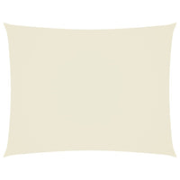Parasole a Vela Oxford Rettangolare 4x6 m Crema 42299