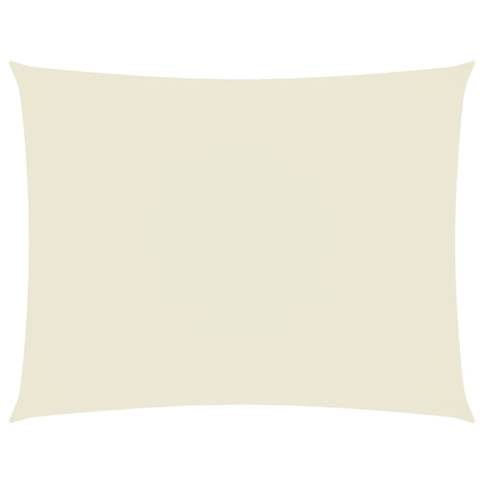 Parasole a Vela Oxford Rettangolare 4x6 m Crema 42299