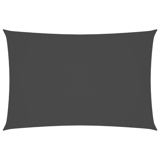 Parasole a Vela Oxford Rettangolare 2x4 m Antracite 42303