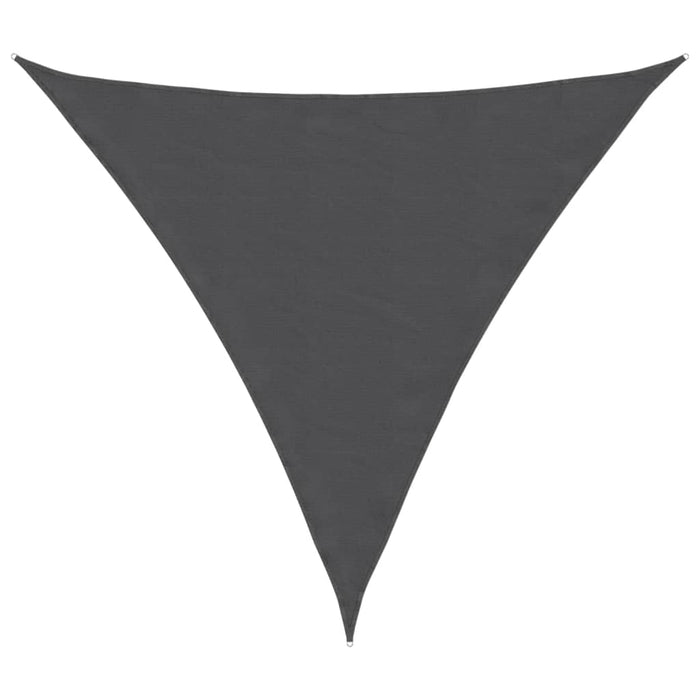 Parasole a Vela Oxford Triangolare 3,6x3,6x3,6 m Antracite 42305