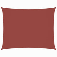 Parasole a Vela Oxford Rettangolare 2x4 m Terracotta  cod mxl 25255