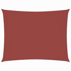 Parasole a Vela Oxford Rettangolare 2x4 m Terracotta  cod mxl 25255