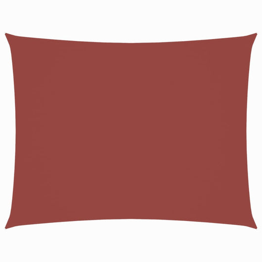 Parasole a Vela Oxford Rettangolare 2x4 m Terracotta  cod mxl 25255