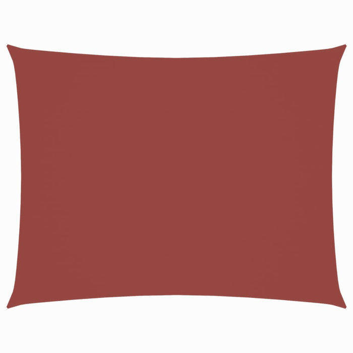 Parasole a Vela Oxford Rettangolare 2x4 m Terracotta  cod mxl 25255