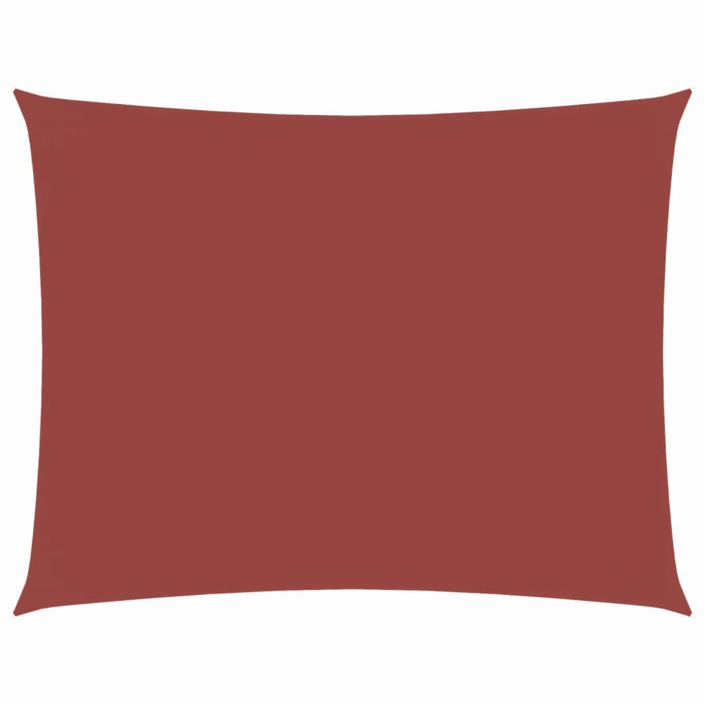 Parasole a Vela Oxford Rettangolare 4x6 m Terracotta