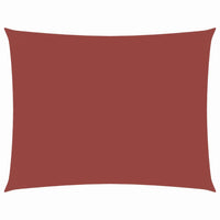 Parasole a Vela Oxford Rettangolare 4x6 m Terracotta