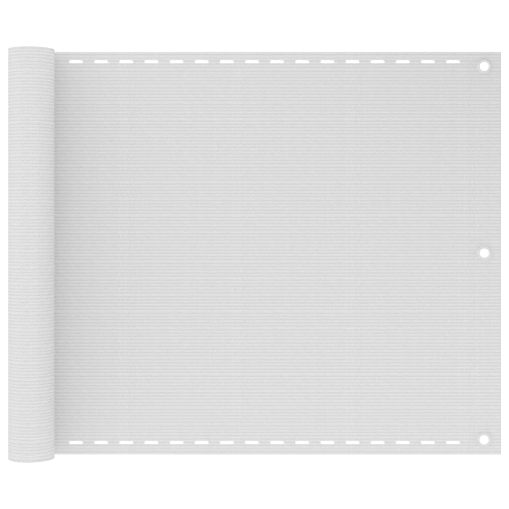 Paravento da Balcone HDPE 75x400 cm Bianco cod mxl 25365