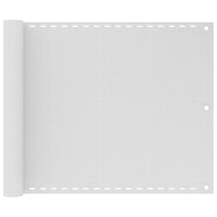 Paravento da Balcone HDPE 75x400 cm Bianco cod mxl 25365