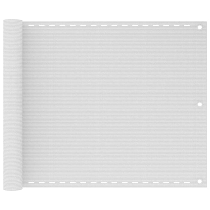 Paravento da Balcone HDPE 75x400 cm Bianco cod mxl 25365