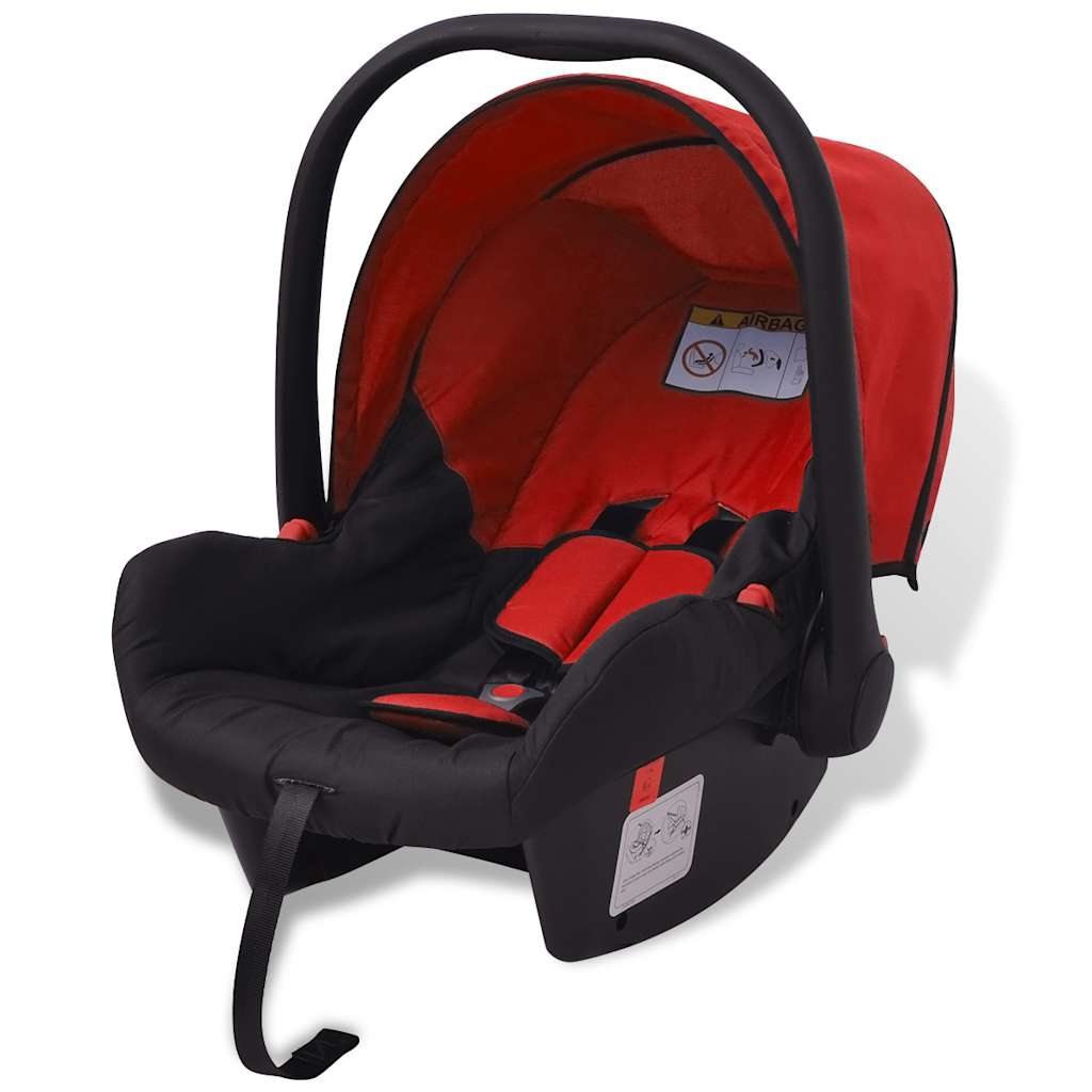 Passeggino 3 in 1 in Alluminio Rosso e Nero 10114