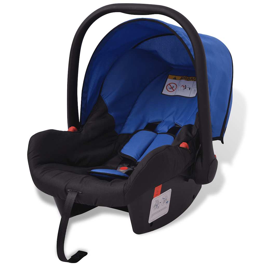 Passeggino 3 in 1 in Alluminio Blu e Nero 10115