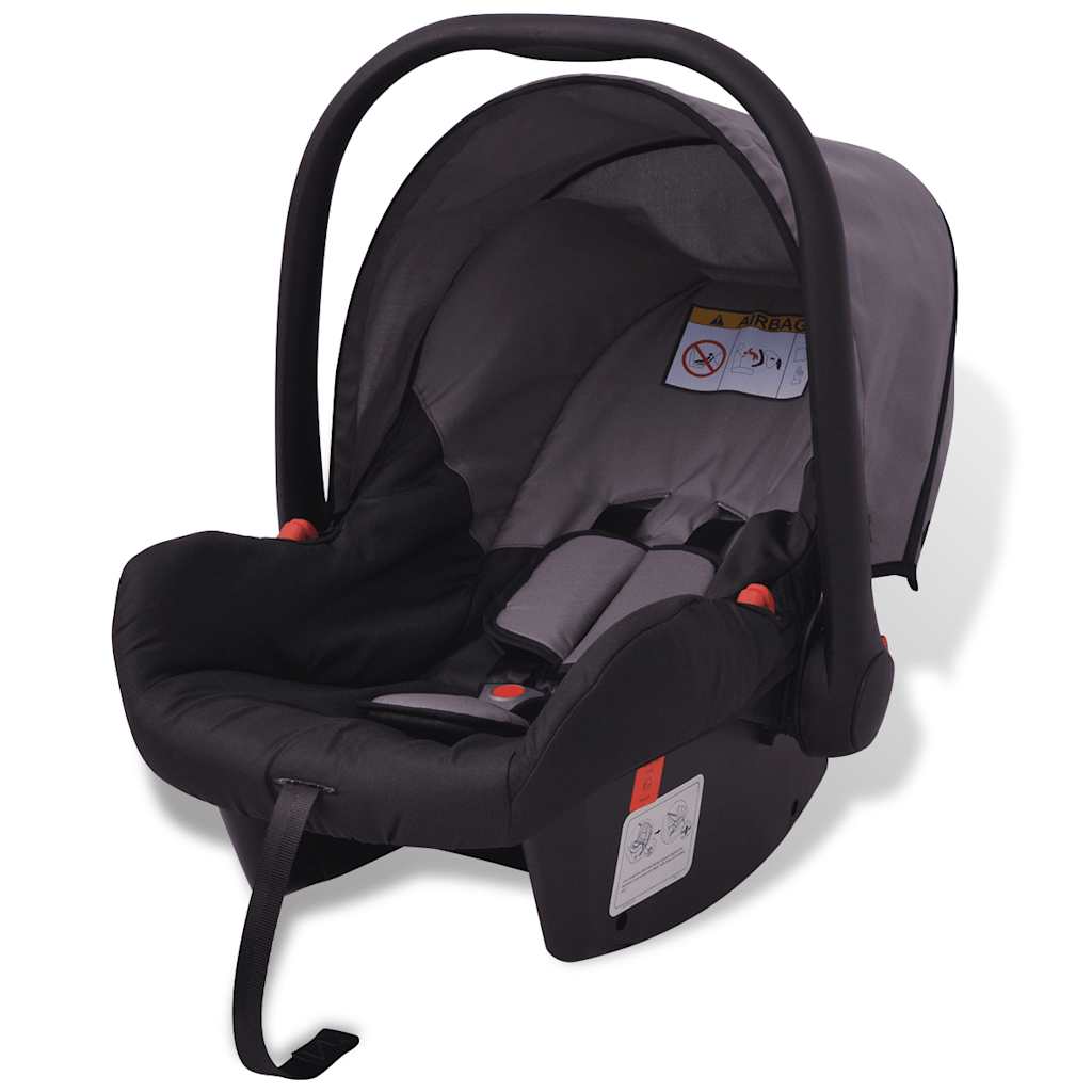 Passeggino 3 in 1 in Alluminio Grigio e Nero 10116