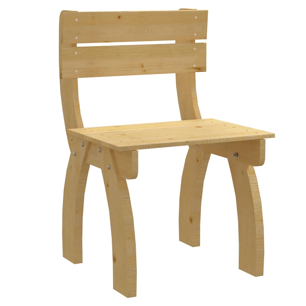 Sedia da Giardino in Legno di Pino Impregnato cod mxl 12741