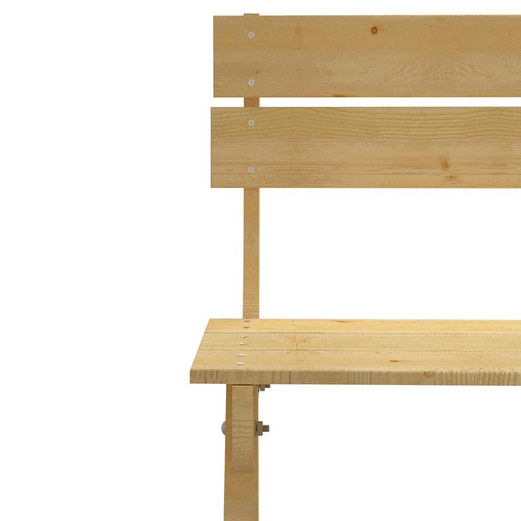 Sedia da Giardino in Legno di Pino Impregnato 41961