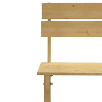 Sedia da Giardino in Legno di Pino Impregnato 41961