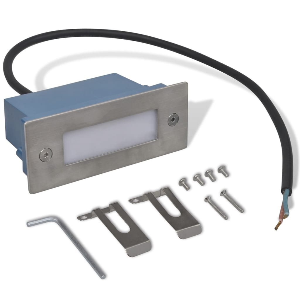 Lampade da Incasso a LED 6 pz per Scale 44x111x56 mm 272493