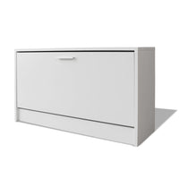 vidaXL Panca con Scarpiera Bianca 80x24x45 cm