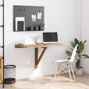 Tavolo Pieghevole da Parete Colore Rovere 100x60 cm 243053