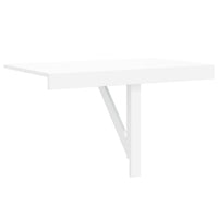 Tavolo Pieghevole da Parete Bianco 100x60 cm 243054