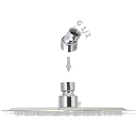 Soffione doccia tondo a immersione in acciaio inox 20 cm 02_0003098