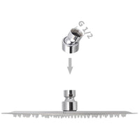 Soffione doccia tondo a immersione in acciaio inox soffione doccia 25 cm 02_0003099