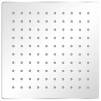 Testa Doccia a Pioggia in Acciaio Inossidabile 20x20cm Quadrata cod mxl 49723