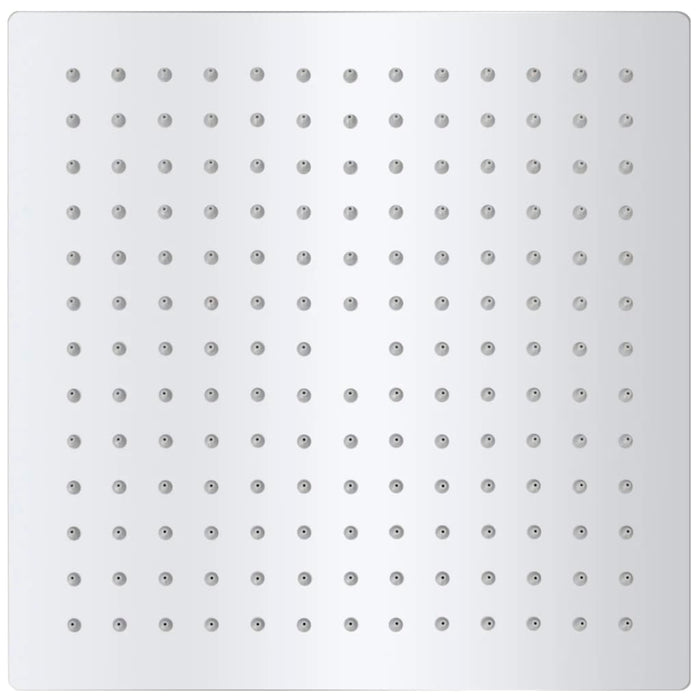 Testa Doccia a Pioggia in Acciaio Inossidabile 25x25 cm Quadrata cod mxl 46178