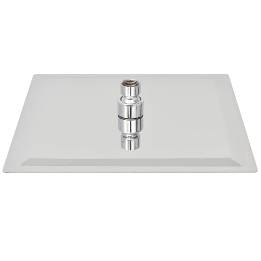Testa Doccia a Pioggia in Acciaio Inossidabile 25x25cm Quadrata 142160