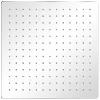 Testa Doccia a Pioggia in Acciaio Inossidabile 30x30cm Quadrata 142161