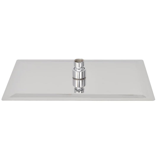 Testa Doccia a Pioggia in Acciaio Inox 20x30 cm Rettangolare 142164