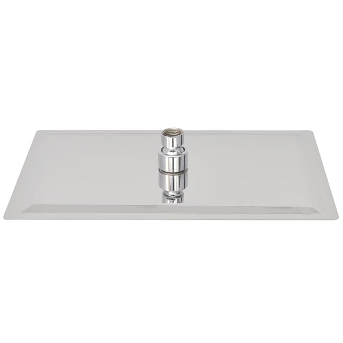 Soffione doccia rettangolare a immersione in acciaio inox 20 x 30 cm 02_0003095