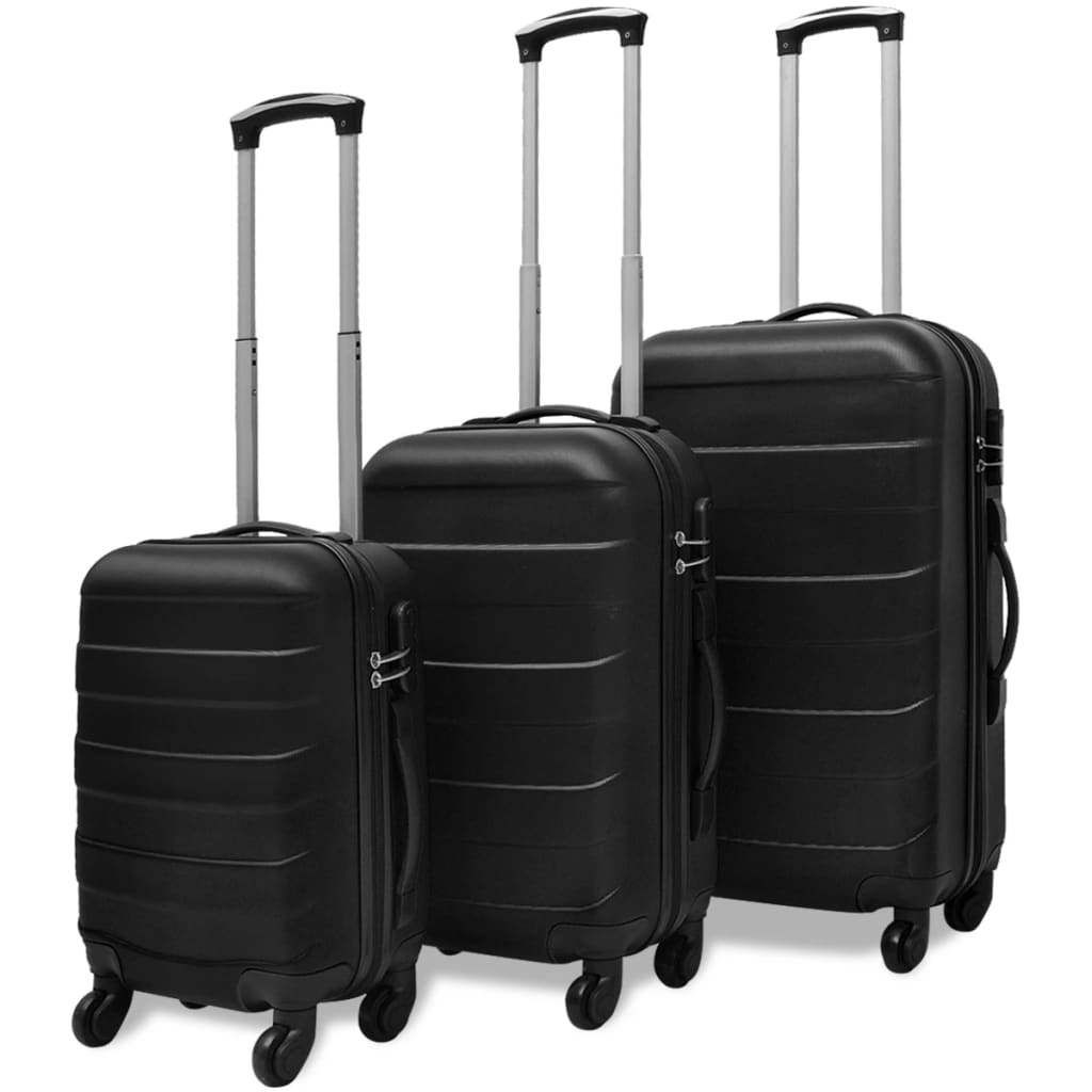 Set Trolley Rigidi 3 pz Nero cod mxl 48485