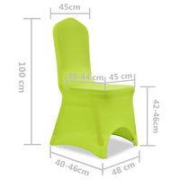 Fodera Elastica per Sedie 6 pz Verde 131414