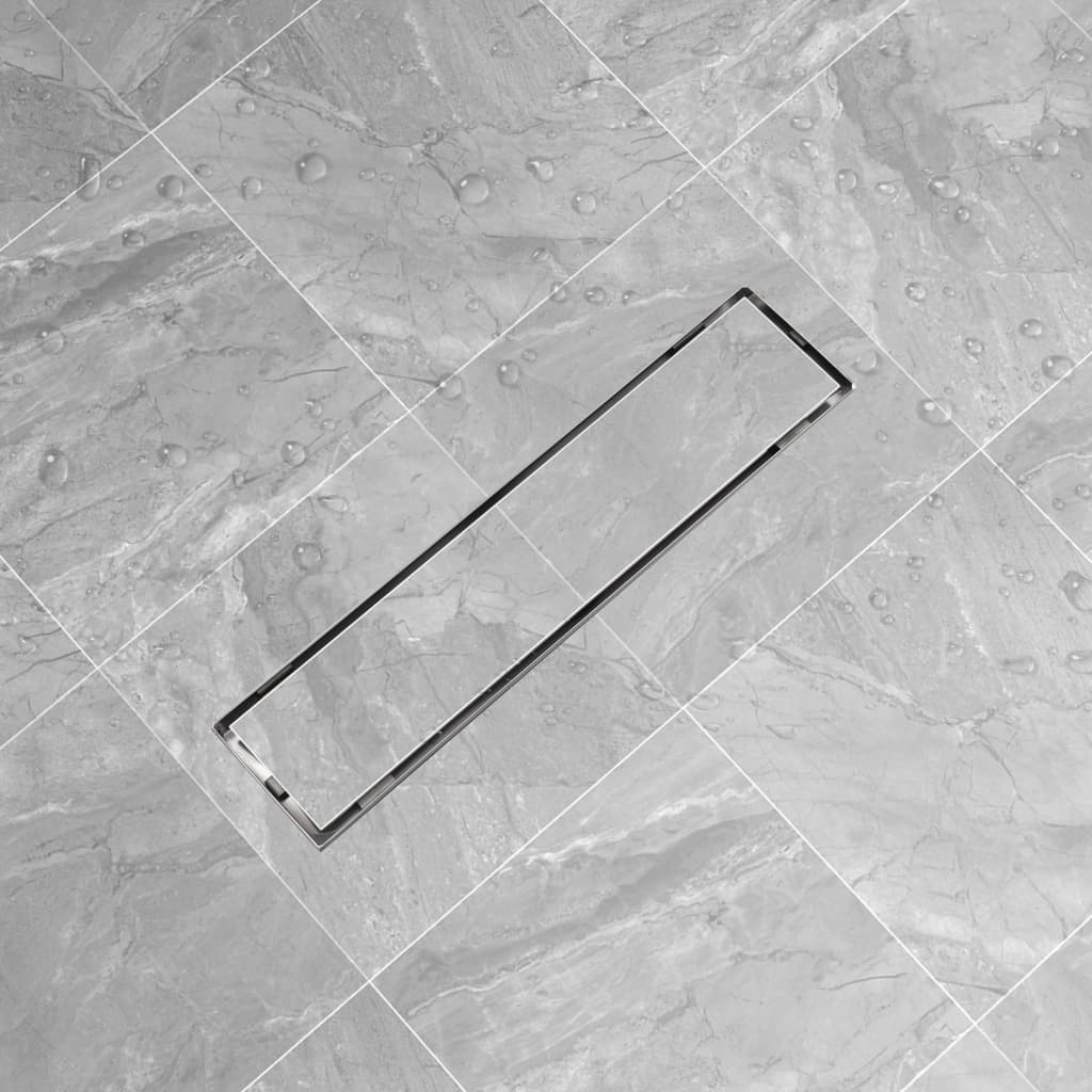 Canaletta di Drenaggio Lineare 530x140 mm in Acciaio Inoxcod mxl 104225