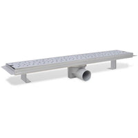 Canaletta di drenaggio per doccia Doppio 630x140 mm Acciaio inox cod mxl 47313