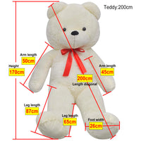 Orsacchiotto di Peluche Bianco 170 cm 80146