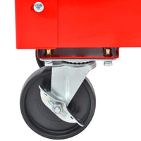 Carrello per Attrezzi Rosso 70.5 x 37 x 71 cm Acciaio 142200